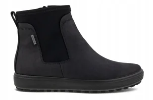 ECCO DAMSKIE BOTKI NA ZAMEK ZE SKÓRĄ CZARNE 36 JJB - Botki damskie - miniaturka - grafika 1