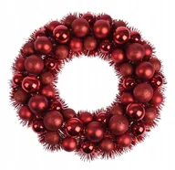Ozdoby bożonarodzeniowe - Wieniec świąteczny bożonarodzeniowy na drzwi 39 cm - miniaturka - grafika 1