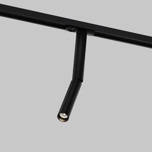 UNITY FOCUS DUAL TR142-1-6W3K-B spot długa tuba łamana czarna LED 6W 3000K do szyny 1-fazowej - Lampy pozostałe - miniaturka - grafika 1