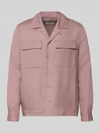 Kurtki męskie - Kurtka koszulowa o kroju regular fit z mieszanki lnu i wiskozy - miniaturka - grafika 1