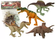 Figurki dla dzieci - Zestaw Figurek Dinozaury Park Zwierzęta 4 Szt. - miniaturka - grafika 1