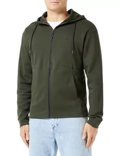 Bestseller A/S Męska kurtka JJEJAX Sweat Zip Hood NOOS z kapturem, Rosin, XXL, rodzynka, XXL - Kurtki męskie - miniaturka - grafika 1