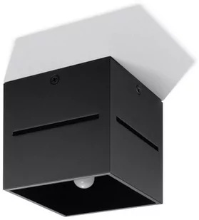 Sollux Lighting Plafon LOBO czarny - Lampy sufitowe - miniaturka - grafika 2