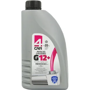 Płyn do chłodnic G12 -35°C 250 000 km gotowy do użycia 1 l 4CAR - Płyny chłodnicze - miniaturka - grafika 1