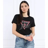 Koszulki i topy damskie - GUESS T-shirt | Straight fit - miniaturka - grafika 1