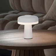 Lampy stojące - Näve Lampa stołowa LED Pilu, biała, wysokość 16,5 cm metal touchdim - miniaturka - grafika 1