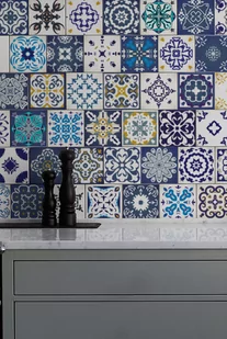 Naklejki na kafelki Talaverowy Szał - Naklejki na ścianę - miniaturka - grafika 1