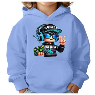 BLUZA DZIECIĘCA Z KAPTUREM ROBLOX GRACZ 104 DLA DZIECKA PREZENT - Bluzy dla dziewczynek BLUZA DZIECIĘCA Z KAPTUREM ROBLOX GRACZ 104 DLA DZIECKA PREZENT - Bluzy dla dziewczynek - miniaturka - grafika 1