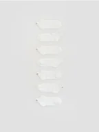 Majtki dla dzieci - Reserved - Bawełniane skarpetki z haftem na zapiętku 7 pack - złamana biel - miniaturka - grafika 1