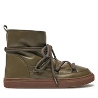 Buty zimowe męskie - Śniegowce Inuikii Full Leather 55102-087 Zielony - miniaturka - grafika 1