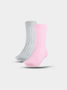 Damskie skarpetki casual (2-pack) 4F 4FWSS25USOCF375 - multikolor - Skarpetki damskie - miniaturka - grafika 1