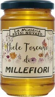 Włoski Miód kwiatowy, 400 g / La Mieleria Rossi Novaro - Miód - miniaturka - grafika 1
