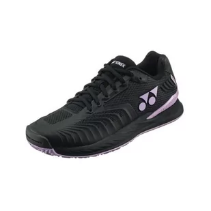 Buty tenisowe męskie Yonex Power Cushion Eclipsion 4 all court black/purple - 45 - Tenis ziemny - miniaturka - grafika 1