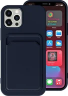 Etui i futerały do telefonów - Etui König Design kompatybilne z plastikowym, miękkim etui na telefon Apple iPhone 12 Pro Max - Niebieskie etui na telefon komórkowy - miniaturka - grafika 1
