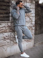 Dresy męskie - Dres męski ciemnoszary Dstreet AX0735-XL - miniaturka - grafika 1