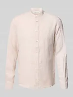 Koszule męskie - Koszula casualowa o kroju slim fit z lnu model ‘Anton’ - miniaturka - grafika 1