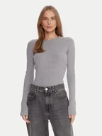 Swetry damskie - Kontatto Sweter 3M0809C Szary Regular Fit - miniaturka - grafika 1