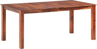 vidaXL Stół jadalniany, 180 x 90 x 76 cm, lite drewno sheesham - Stoły - miniaturka - grafika 1