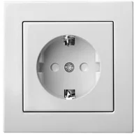 Gniazdka elektryczne - SOCKET OUTLET WITH EARTH CHILD PROT. - miniaturka - grafika 1