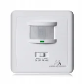 Akcesoria do oświetlenia - Czujnik ruchu i dzwięku ścienny Pir mic MCE18 - miniaturka - grafika 1