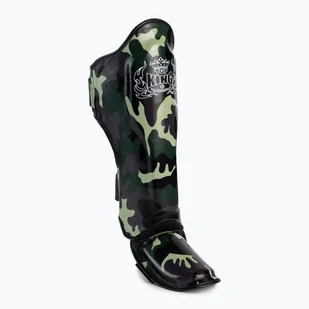 Ochraniacze piszczeli i stóp Top King Empower Camouflage green - Ochraniacze do sportów walki - miniaturka - grafika 1