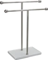 Biżuteria - akcesoria - PODWÓJNY Wieszak Stojak Ekspozytor Organizer na biżuterie 33 cm - miniaturka - grafika 1