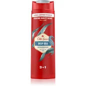 Zestawy kosmetyków męskich - Old Spice Deep Sea zestaw żel + dezodorant spray - miniaturka - grafika 1