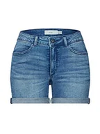 Spodenki damskie - ICHI Damskie szorty jeansowe krótkie spodnie jeansowe 20111412, Medium Blue (19037), 40 - miniaturka - grafika 1