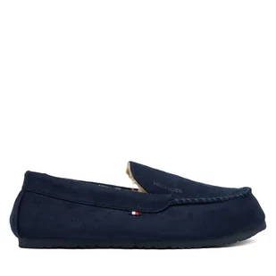 Kapcie Tommy Hilfiger M Driver House FM0FM05617 Granatowy - Kapcie męskie - miniaturka - grafika 1