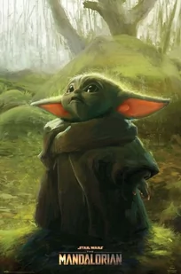Grupo Erik Plakat The Mandalorian Child Grogu - dekoracja ścienna Baby Yoda Star Wars - Pozostałe książki - miniaturka - grafika 1