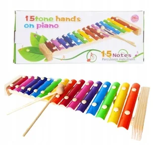 Kolorowe Cymbałki Muzyczne Drewniane 15 Ton Nauka Gry Muzyka - Instrumenty muzyczne dla dzieci Kolorowe Cymbałki Muzyczne Drewniane 15 Ton Nauka Gry Muzyka - Instrumenty muzyczne dla dzieci - miniaturka - grafika 1