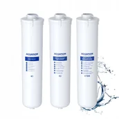 Wkłady filtrujące - Zestaw wkłady K1, K2, K7BM do filtra Aquaphor RO-202s - miniaturka - grafika 1
