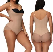 Odzież ciążowa - BODY DAMSKIE WYSZCZUPLAJĄCE KORYGUJĄCE MODELUJĄCE BRZUCH GORSET MAJTKI - miniaturka - grafika 1