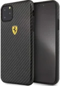 Etui i futerały do telefonów - Ferrari On Truck Racing Shield Hardcase - Etui iPhone 11 Pro Max (Carbon Effect/Black) - miniaturka - grafika 1