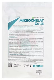 MIKROCHELAT Zn-15 zawiera 150 g Zn/kg (15%). Cynk jest w pełni schelatowany przez EDTA. Cynk (Zn) w formie chelatu jest szybciej wchłaniany, przemie.. - Nawozy ogrodnicze - miniaturka - grafika 1