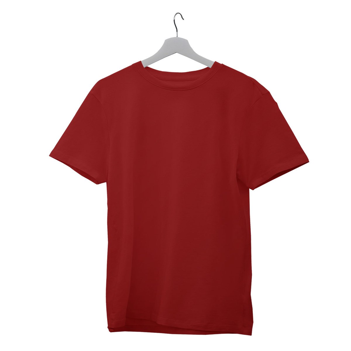 KOSZULKA MĘSKA T-SHIRT DLA MĘŻCZYZNY BAWEŁNIANA M CZERWONA JAKOŚĆ