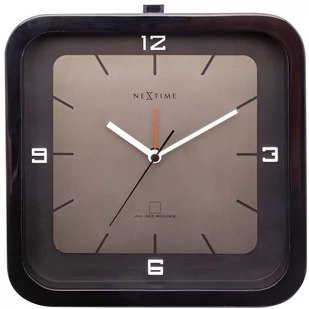 Nextime Zegar stojący (czarny) Square Alarm - Zegary - miniaturka - grafika 1