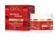 Kremy do twarzy - CELIA Retinol Elastyna Krem przeciwzmarszczkowy 50+ na dzień i na noc 50 ml - miniaturka - grafika 1