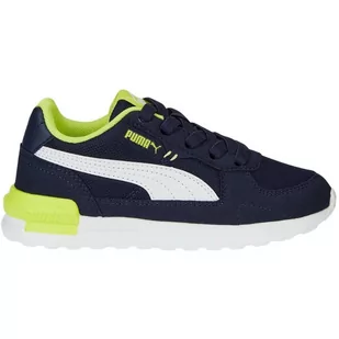 Buty dla dzieci Puma Graviton AC PS granatowo-zielone 381988 14 30 - Moda i Uroda OUTLET - miniaturka - grafika 1