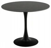 Stoły - Malta czarny stół okrągła - miniaturka - grafika 1