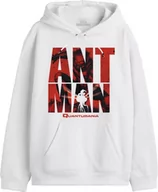 Bluzy męskie - Marvel"Antman - Quantumania Antman Red" MEANTMMSW021 Bluza męska, biała, rozmiar M, biały, M - miniaturka - grafika 1