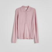 Swetry damskie - Reserved - Sweter z lyocellu - Różowy - miniaturka - grafika 1