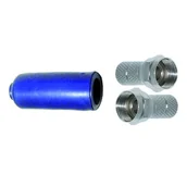 Uchwyty i mocowania do anten satelitarnych - Zestaw 2 x wtyk F (7 mm) + gumowa osłona - miniaturka - grafika 1