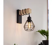Lampy ścienne - Eglo 44078 - Kinkiet TOWNSHEND 1xE27/60W/230V - FSC certyfikowano - miniaturka - grafika 1