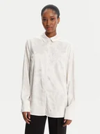 Koszule damskie - Guess Koszula W5YH40 WFQC2 Écru Regular Fit - miniaturka - grafika 1