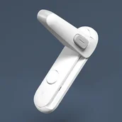 Zawiasy, okucia i inne akcesoria - Blokada zabezpieczająca dla dzieci (biała), blokada klamki zabezpieczająca dla dziecka, łatwa instalacja za pomocą kleju 3M VHB - miniaturka - grafika 1