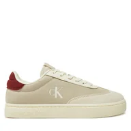 Sneakersy męskie - Sneakersy Calvin Klein Jeans YM0YM01169 Beżowy - miniaturka - grafika 1