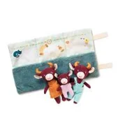Zawieszki dla dzieci i niemowląt - Lilliputiens Lilliputiens - Lilliputiens Mini  -  Przytulanki Rodzina Krówek z Rozkładaną Matą Krówka Rosalie 2 Lata+ - miniaturka - grafika 1