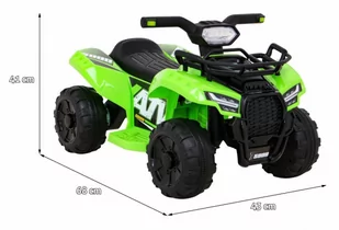 Quad Storm na akumulator dla dzieci Zielony + Silnik 25W + MP3 USB + LED - Pojazdy elektryczne dla dzieci - miniaturka - grafika 2