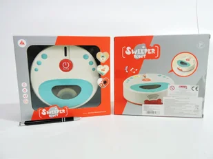 *ODKURZACZ, robot sprząt., plast, zest., św, dźw. - Zabawy w naśladowanie dorosłych - miniaturka - grafika 1